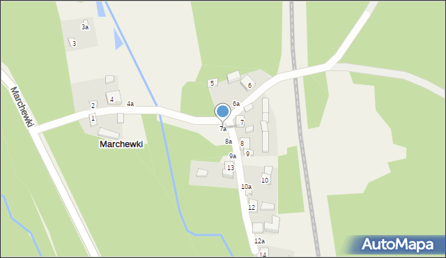 Marchewki, Marchewki, 7a, mapa Marchewki