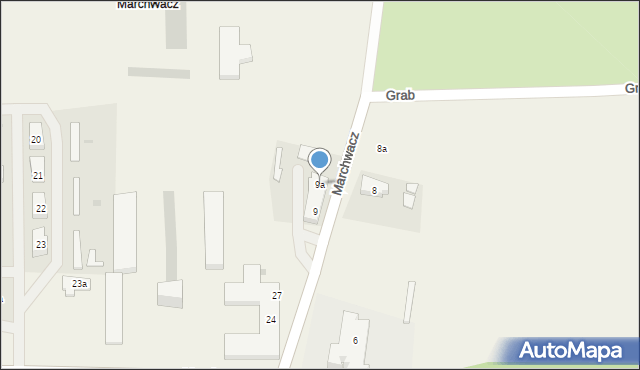 Marchwacz, Marchwacz, 9a, mapa Marchwacz