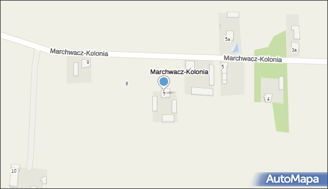 Marchwacz-Kolonia, Marchwacz-Kolonia, 7, mapa Marchwacz-Kolonia