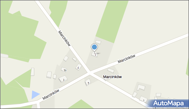 Marcinków, Marcinków, 4a, mapa Marcinków