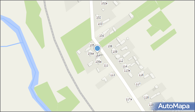 Marcinków, Marcinków, 107, mapa Marcinków