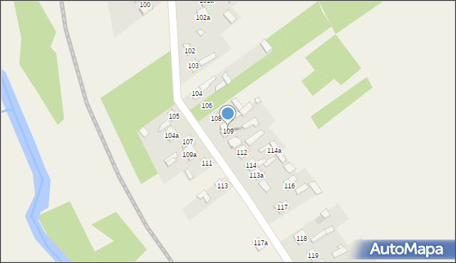 Marcinków, Marcinków, 109, mapa Marcinków