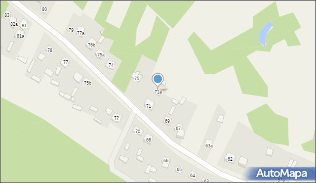 Marcinków, Marcinków, 71a, mapa Marcinków