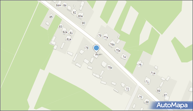 Marcinków, Marcinków, 77, mapa Marcinków