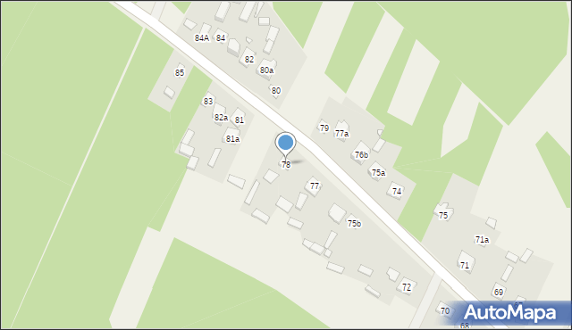 Marcinków, Marcinków, 78A, mapa Marcinków