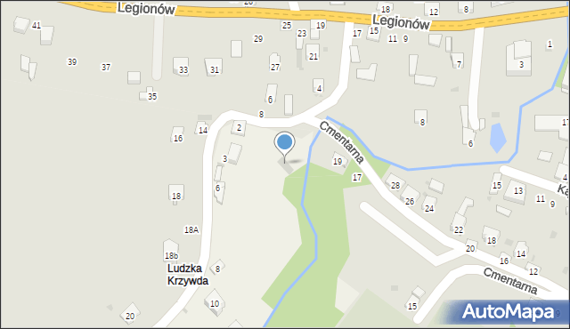 Marcinkowice, Marcinkowice, 1, mapa Marcinkowice