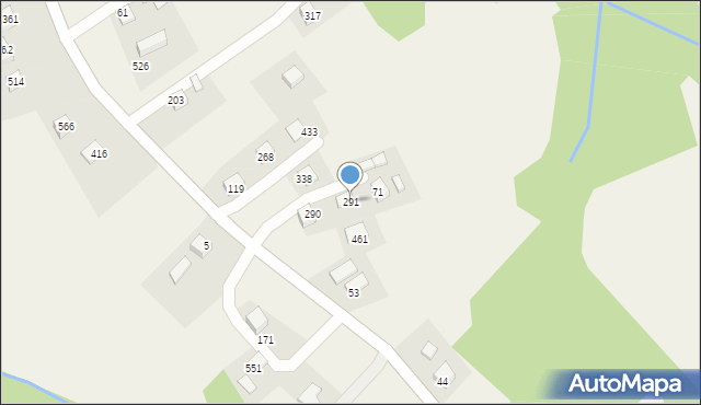 Marcinkowice, Marcinkowice, 291, mapa Marcinkowice