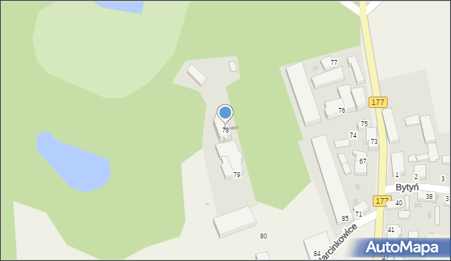 Marcinkowice, Marcinkowice, 78, mapa Marcinkowice