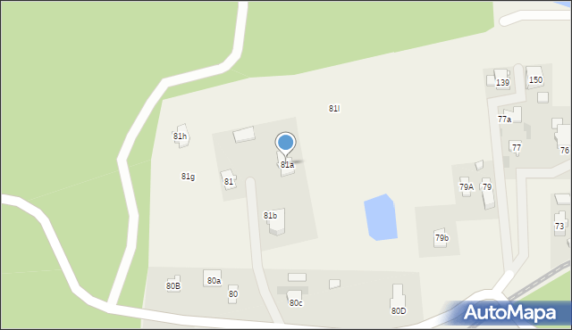 Marcinkowo, Marcinkowo, 81a, mapa Marcinkowo