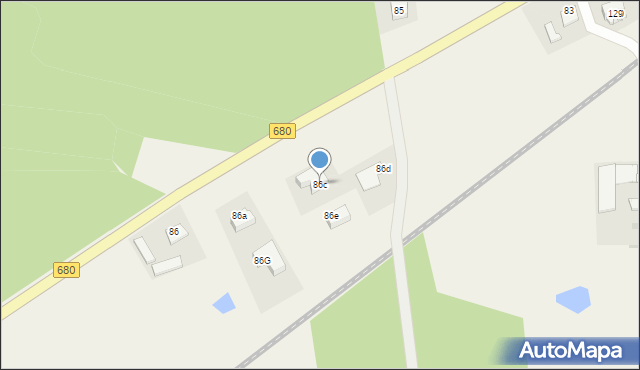 Marcinkowo, Marcinkowo, 86c, mapa Marcinkowo