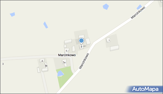 Marcinkowo, Marcinkowo, 6, mapa Marcinkowo