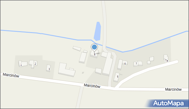 Marcinów, Marcinów, 4, mapa Marcinów