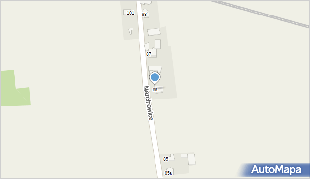 Marcinowice, Marcinowice, 86, mapa Marcinowice