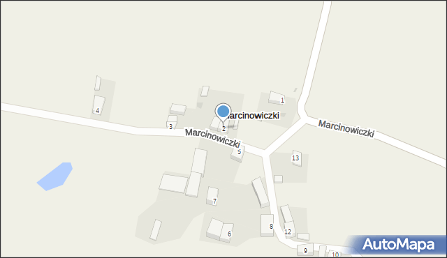 Marcinowiczki, Marcinowiczki, 2, mapa Marcinowiczki