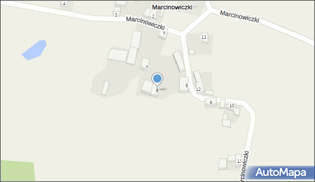 Marcinowiczki, Marcinowiczki, 6, mapa Marcinowiczki