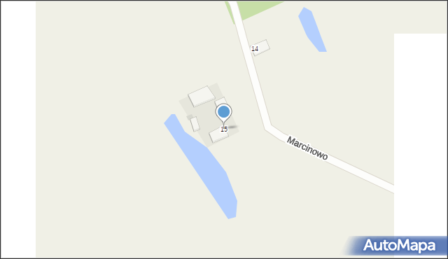 Marcinowo, Marcinowo, 15, mapa Marcinowo