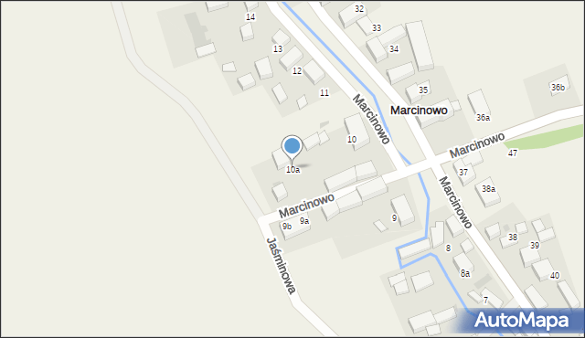 Marcinowo, Marcinowo, 10a, mapa Marcinowo