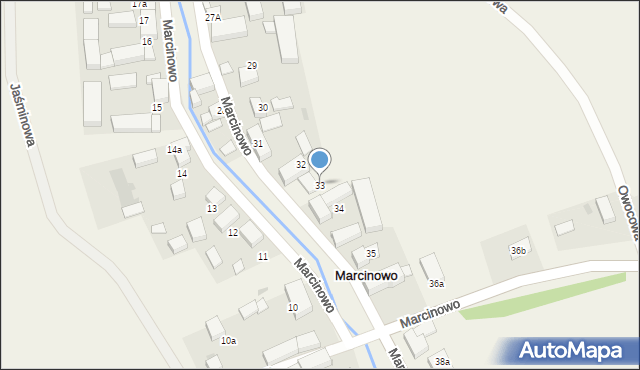 Marcinowo, Marcinowo, 33, mapa Marcinowo