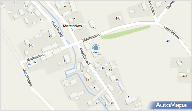 Marcinowo, Marcinowo, 38b, mapa Marcinowo