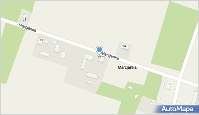 Marcjanka, Marcjanka, 20, mapa Marcjanka