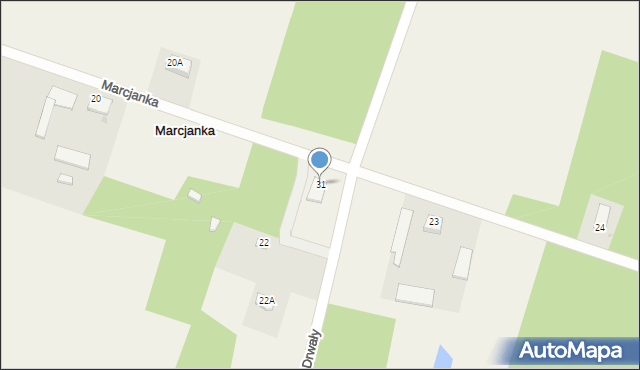 Marcjanka, Marcjanka, 31, mapa Marcjanka