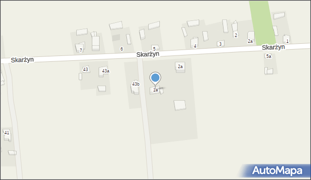 Marcjanów, Marcjanów, 1a, mapa Marcjanów