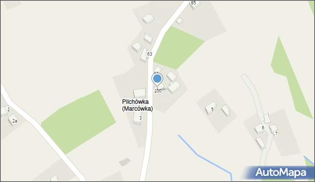 Marcówka, Marcówka, 100, mapa Marcówka