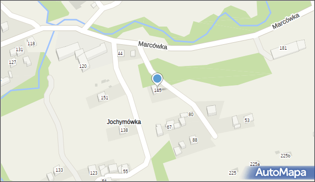 Marcówka, Marcówka, 145, mapa Marcówka