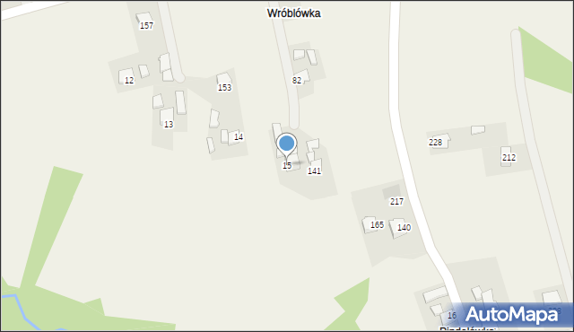 Marcówka, Marcówka, 15, mapa Marcówka