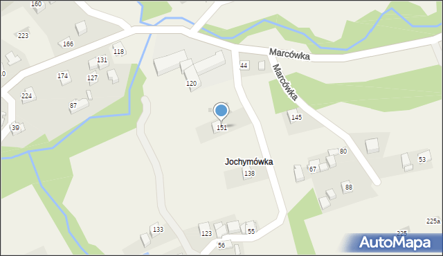 Marcówka, Marcówka, 151, mapa Marcówka