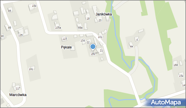 Marcówka, Marcówka, 161, mapa Marcówka