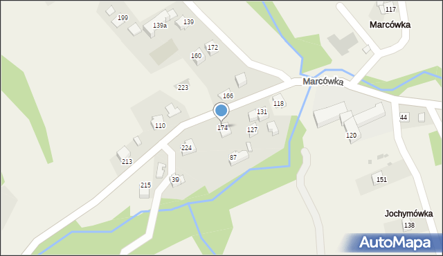 Marcówka, Marcówka, 174, mapa Marcówka