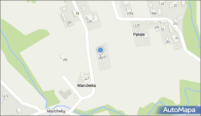 Marcówka, Marcówka, 191, mapa Marcówka