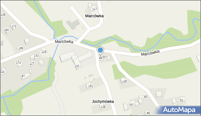 Marcówka, Marcówka, 44, mapa Marcówka