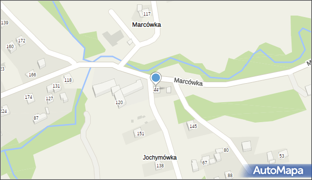 Marcówka, Marcówka, 44, mapa Marcówka