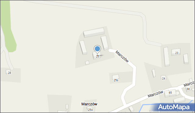 Marczów, Marczów, 25, mapa Marczów