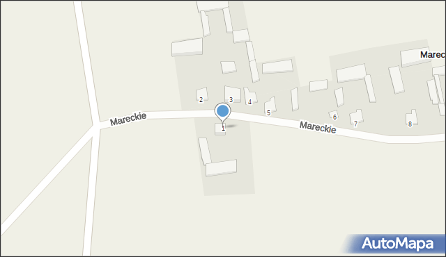 Mareckie, Mareckie, 1, mapa Mareckie