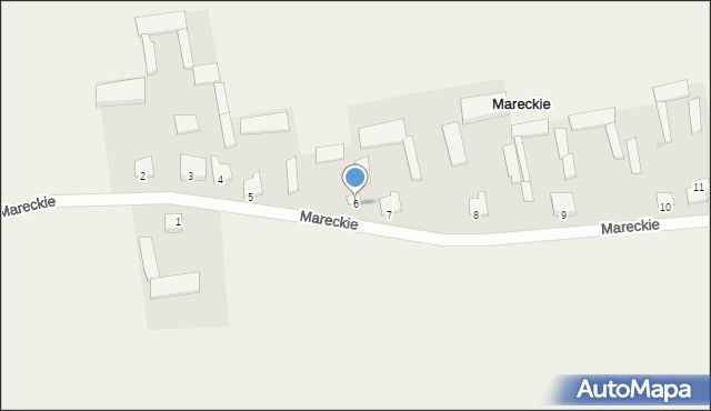 Mareckie, Mareckie, 6, mapa Mareckie