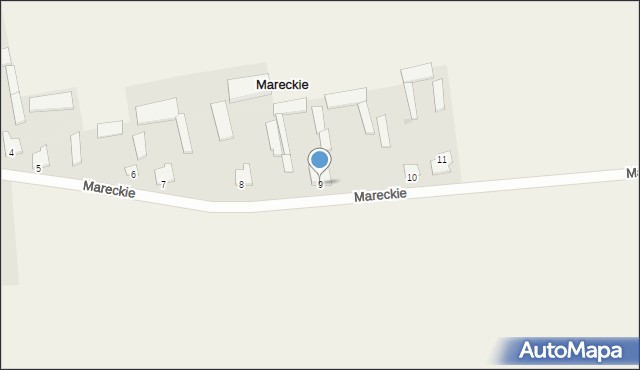 Mareckie, Mareckie, 9, mapa Mareckie