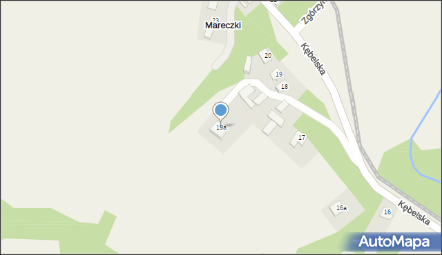 Mareczki, Mareczki, 19a, mapa Mareczki