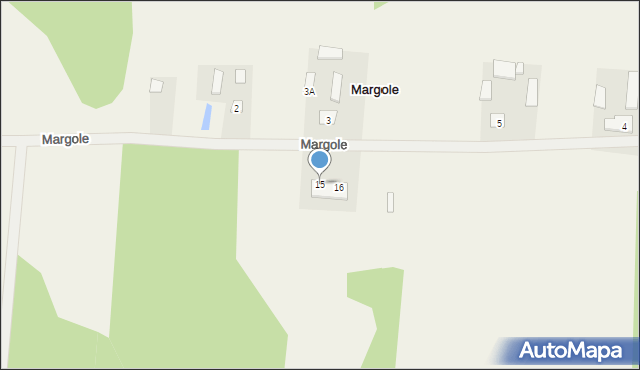 Margole, Margole, 15, mapa Margole