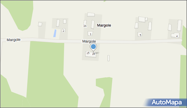 Margole, Margole, 16, mapa Margole