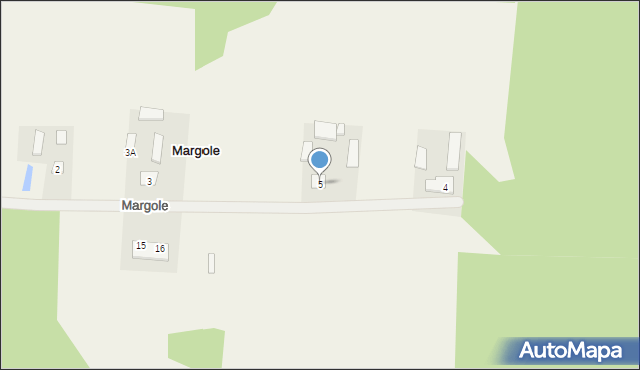Margole, Margole, 5, mapa Margole