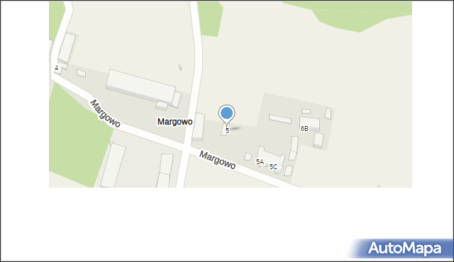 Margowo, Margowo, 5, mapa Margowo