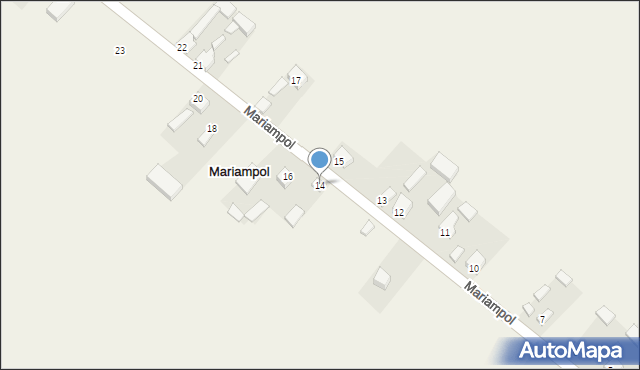 Mariampol, Mariampol, 14, mapa Mariampol