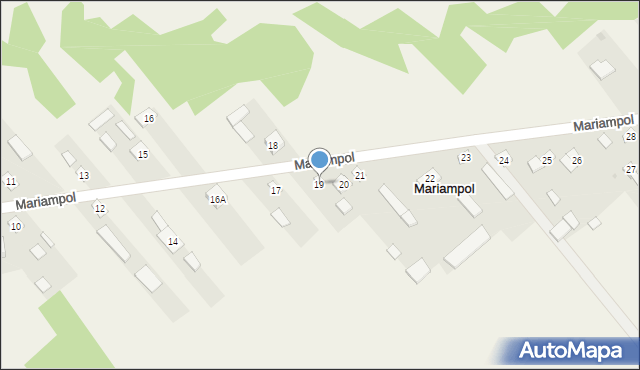 Mariampol, Mariampol, 19, mapa Mariampol