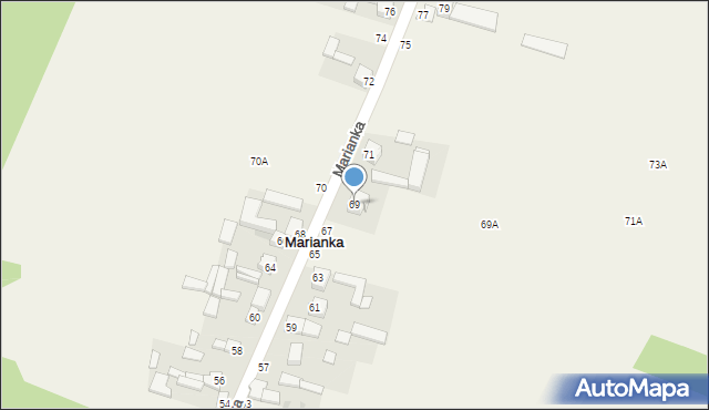 Marianka, Marianka, 69, mapa Marianka