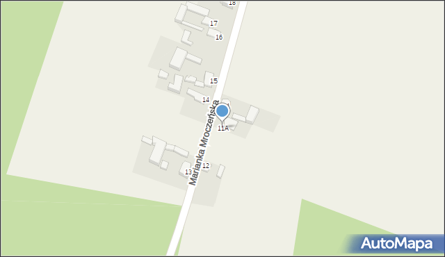 Marianka Mroczeńska, Marianka Mroczeńska, 11A, mapa Marianka Mroczeńska