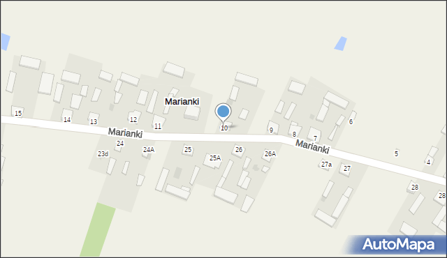 Marianki, Marianki, 10, mapa Marianki