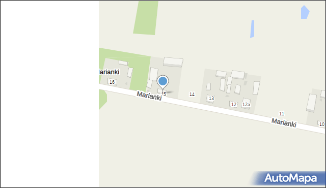 Marianki, Marianki, 15, mapa Marianki